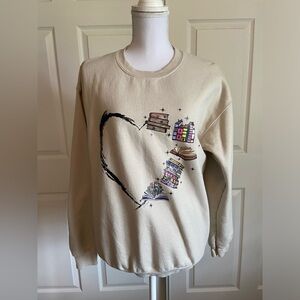 Love books sweater